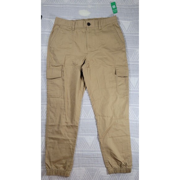 NWT GAP Girlfriend Jogger Pants – Mojave Tan Lightweight Cotton, Size 8 - Picture 1 of 5